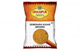 Dhampur Green Demerara Sugar (Brown)   Pack  1 kilogram